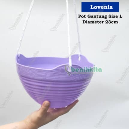 Pot Tanaman-Bunga Gantung Gentong 23cm (Lovenia)