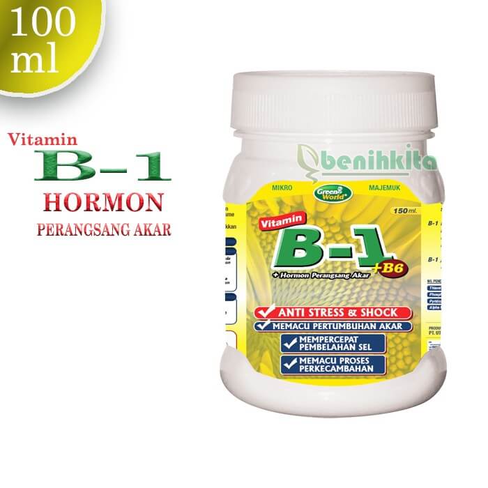 Pupuk Vitamin B1+B6 Anti Stress &Amp;Amp; Shock 100Ml - Green World